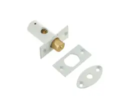 Frelan Hardware Mortice Rack Bolt (14Mm Backset), White