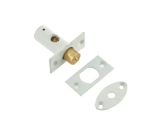 Frelan Hardware Mortice Rack Bolt (14Mm Backset), White