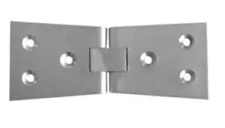 Frelan Hardware Counter Flap Hinges, Satin Chrome (Sold In Pairs)