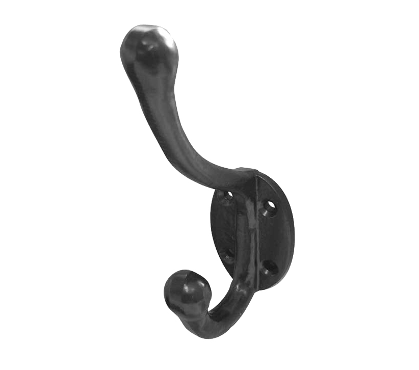 Frelan Hardware Hat And Coat Hook, Black Antique