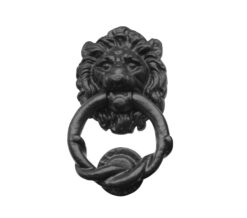 Frelan Hardware Lion Head Door Knocker (165Mm X 100Mm), Black Antique