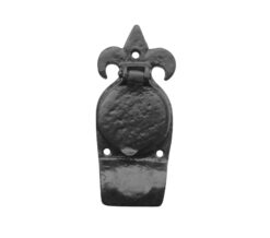 Frelan Hardware Fleur De Lys Cylinder Cover, Black Antique