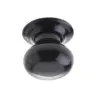 Porcelain Mortice Door Knob Black