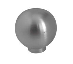 Ball Shaped Cupboard Knob With No Rose (20mm, 25mm OR 30mm), Satin Stainless Steel