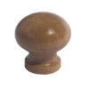 Wooden Cupboard Knob (30mm, 38mm OR 50mm), Varnished Wood