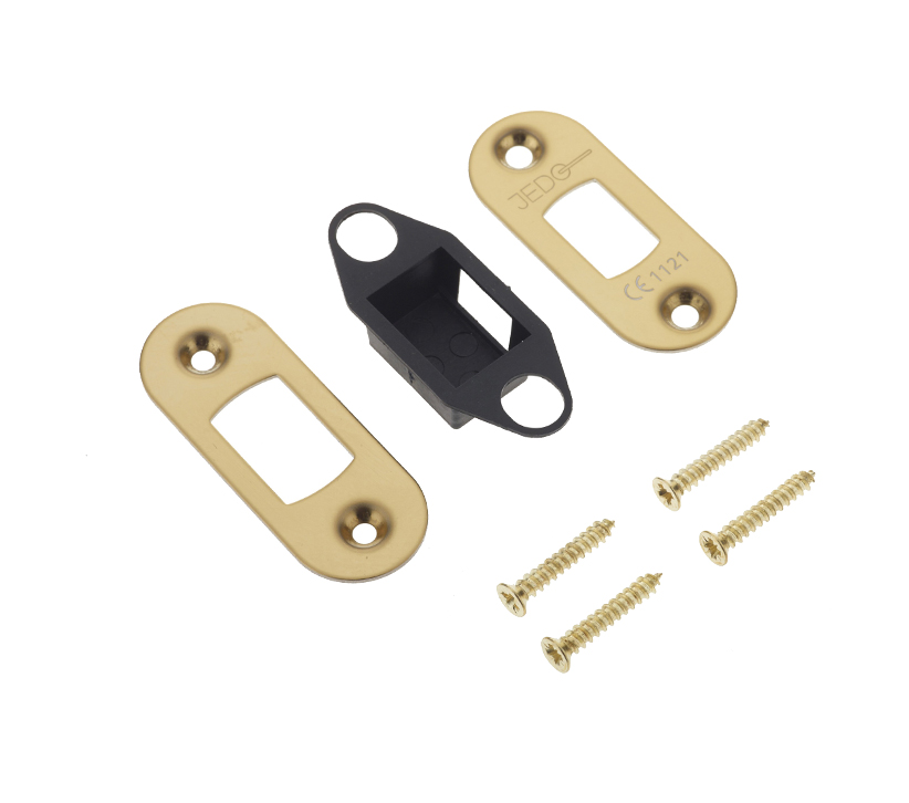 Frelan Hardware Radius Accessory Pack For Jl-Hdb Heavy Duty Deadbolts, Pvd Stainless Brass