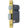 Architectural Bathroom Lock (64mm OR 76mm), PVD Stainless Brass