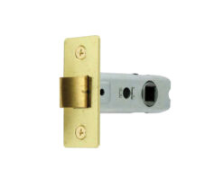 Standard 2.5 Inch OR 3 Inch Tubular Latches (Bolt Through), Electro Brass