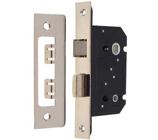 Contract Bathroom Lock (64mm OR 76mm), Nickel Plate