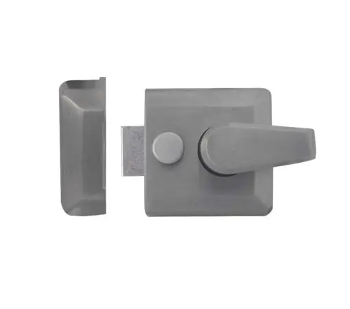 Frelan Hardware Narrow Stile Nightlatch, Satin Chrome