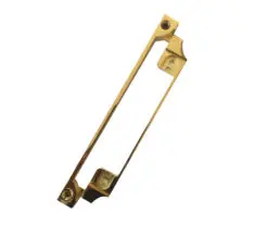 Frelan Hardware Rebate Set For 3 Lever Sash Lock, Electro Brass