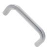 D Shaped Pull Handles (19mm or 22mm Bar Diameter) Bolt Through Fixing, Satin Stainless Steel