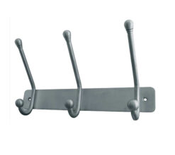 Frelan Hardware Multi Hook Units, 3 Hooks (250Mm) Or 5 Hooks (450Mm), Satin Stainless Steel