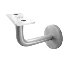 Frelan Hardware Handrail Bracket, Satin Stainless Steel