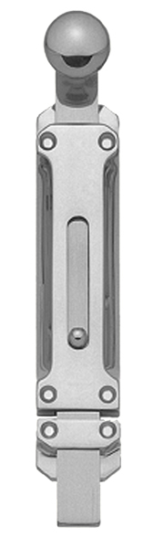 Vertical Door Bolts, Various Lengths, Polished Chrome Or Satin Chrome