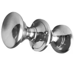 Contract Rim Door Knob Polished Chrome