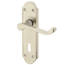 Sherborne Door Handles On Backplate