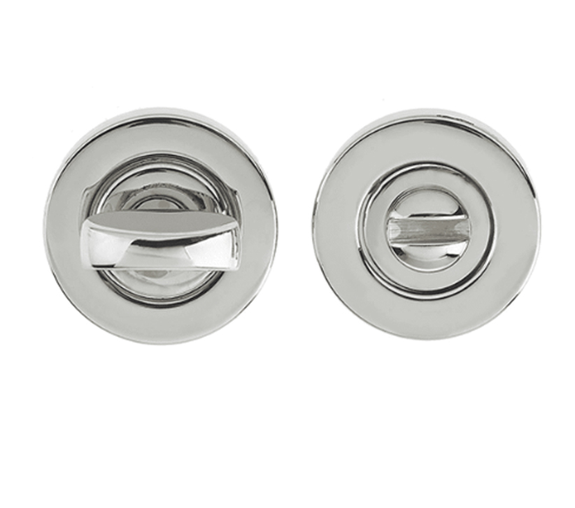 Frelan Hardware Bathroom Turn & Release (35Mm X 8Mm), Polished Nickel