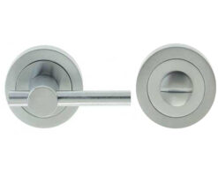 Frelan Hardware Easy Bathroom Turn & Release (50Mm X 10Mm), Satin Chrome