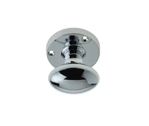 Oval Mortice Door Knob Polished Chrome