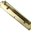 Blenheim Pull Handle On Backplate (380mm OR 460mm), Polished Brass