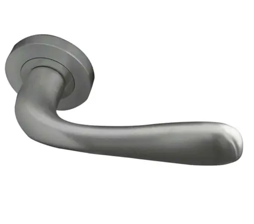 Reguitti Classic Door Handles On Round Rose