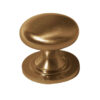 Cupboard Door Knobs (25mm, 32mm OR 38mm Diameter), Satin Brass