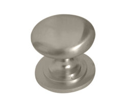 Cupboard Door Knobs (25mm, 32mm OR 38mm Diameter), Satin Nickel