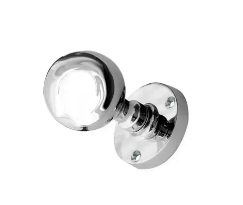 Ball Shape Mortice Door Knob Polished Chrome