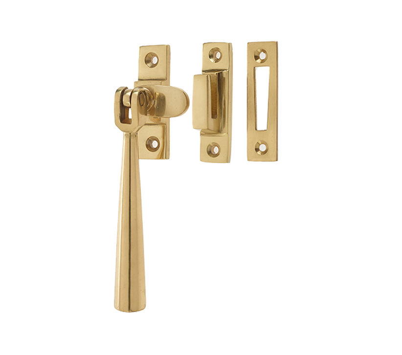 Frelan Hardware Julietta Casement Fastener, Polished Brass