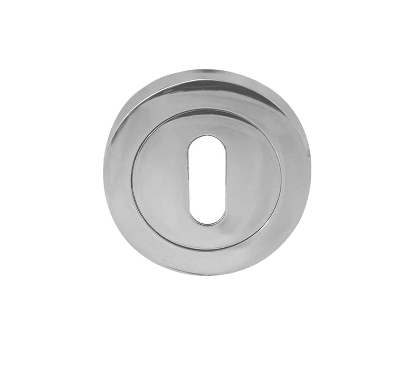 Frelan Hardware Standard Profile Escutcheon, Polished Chrome