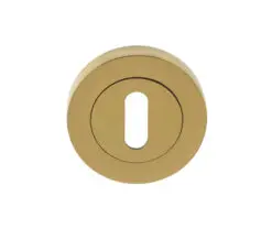 Frelan Hardware Standard Profile Escutcheon, Satin Brass