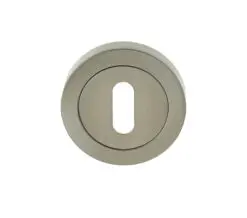 Frelan Hardware Standard Profile Escutcheon, Satin Nickel