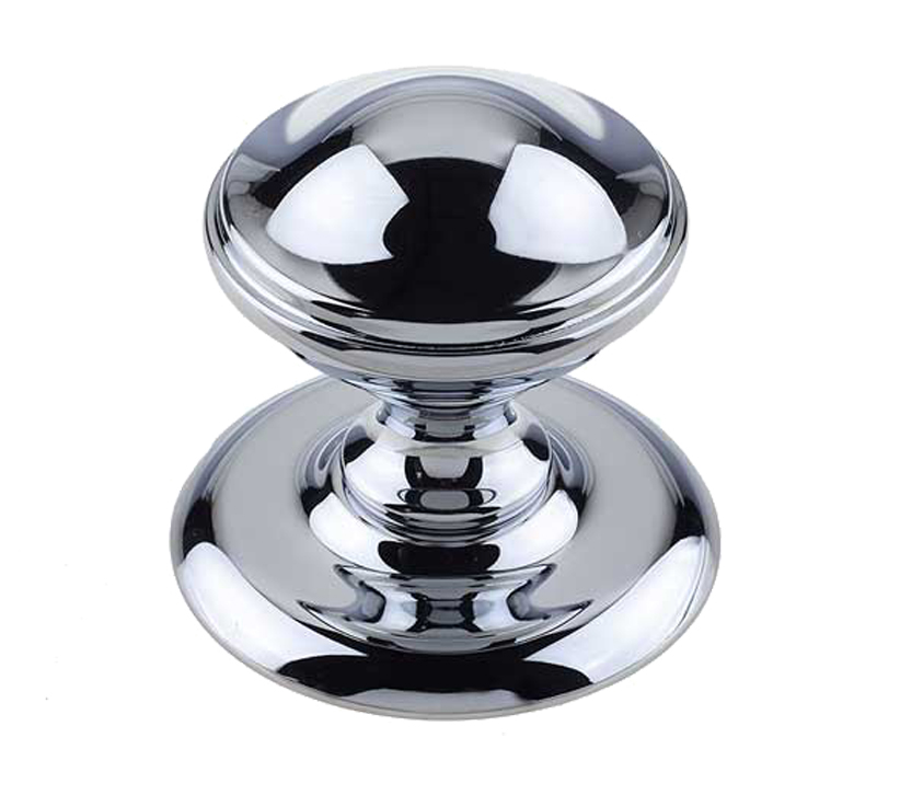 Frelan Hardware Centre Door Knob (66Mm Diameter), Polished Chrome