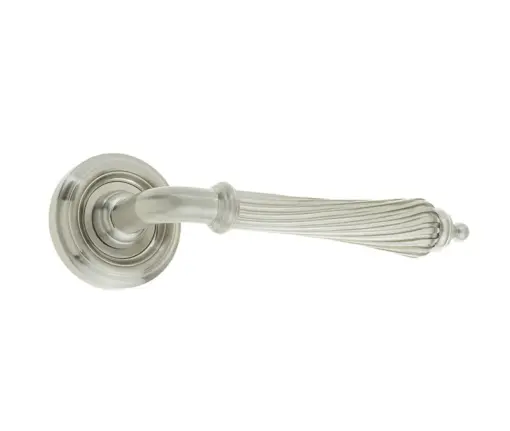 Giselle Door Handle On Rose Satin Nickel