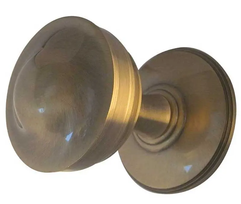 Crown Mortice Door Knob Antique Bronze