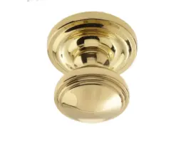 Linea Mortice Door Knob Polished Brass