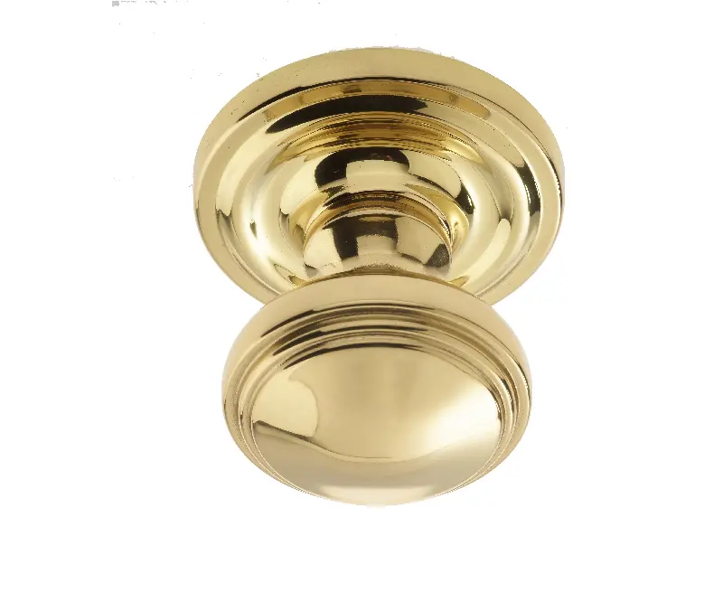 Linea Mortice Door Knob Polished Brass