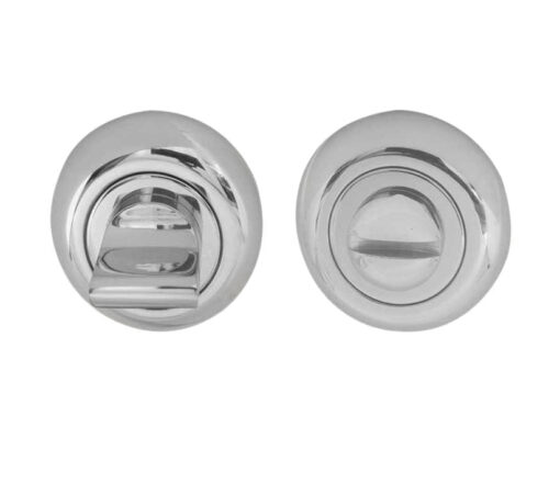 Bevelled Bathroom Turn & Release (48mm x 10mm), Polished Chrome