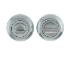 Bevelled Bathroom Turn & Release (48mm x 10mm), Satin Chrome