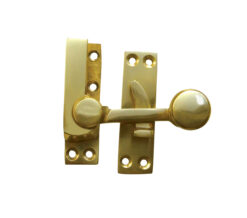 Frelan Hardware Quadrant Sash Window Fastener, Polished Brass