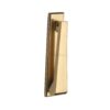 Heritage Brass Contemporary Slim Door Knocker, Polished Brass