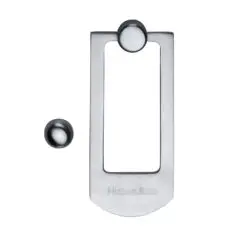 Heritage Brass Contemporary Door Knocker, Satin Chrome
