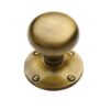 Heritage Brass Kensington Mortice Door Knobs, Antique Brass (Sold In Pairs)