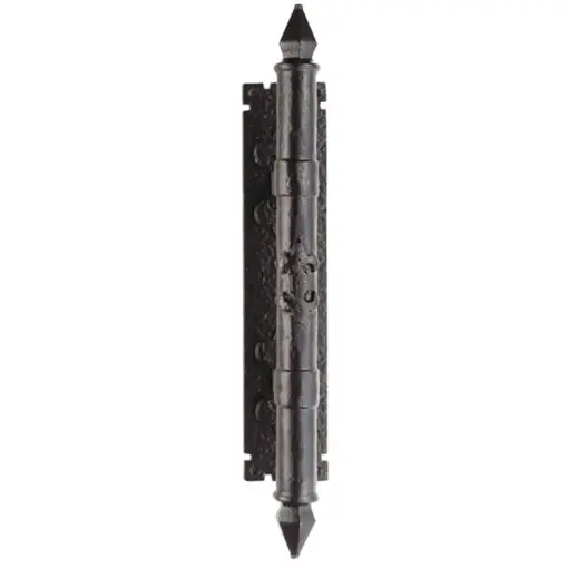 Ludlow Foundries Armorial Pull Handle On Backplate, Black Antique -