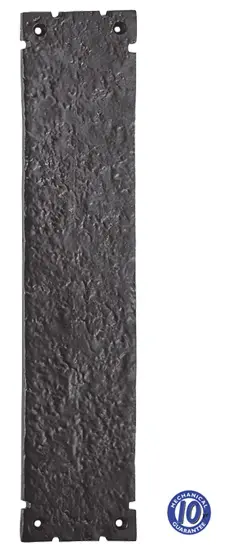 Ludlow Foundries Fingerplate (315Mm X 67Mm), Black Antique