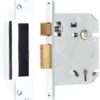 IRONMONGERY SOLUTIONS Lock Pack of Door Handle in Polished Chrome Finish