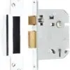 IRONMONGERY SOLUTIONS Lock Pack of Door Handle in Polished Chrome Finish