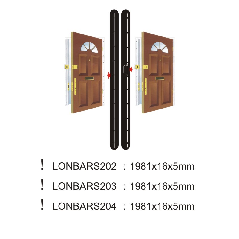 Door Secure Bar -1981X16X5Mm