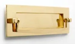 Letter Plate With Knocker -250X75Mm